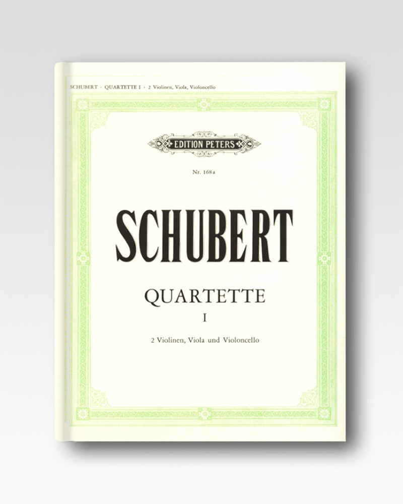 Schubert(슈베르트) QUARTETTE Ⅰ Op.29 ,Op.125 ,Op.posth (Nr.168a)