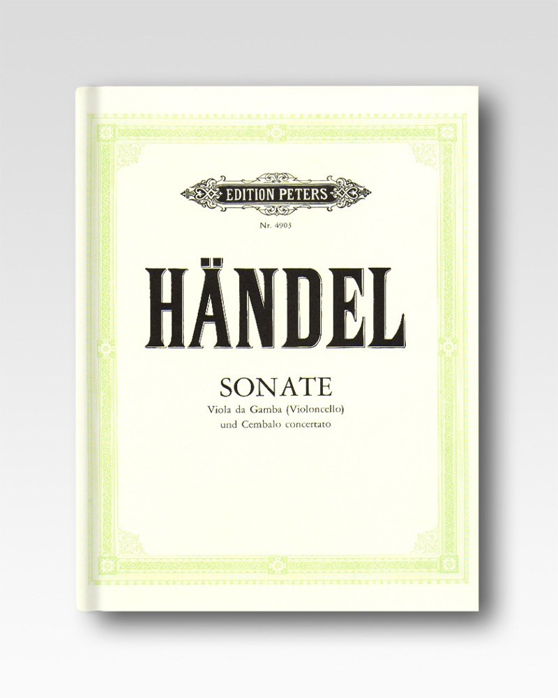 Handel(헨델) / Sonate for Viola da Gamba (Violoncello), und Cembalo concertato