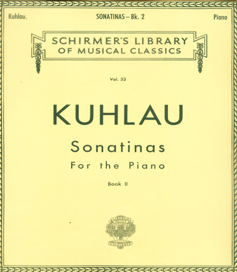 Kuhlau(쿨라우) Sonatinas for the piano (Vol.53)