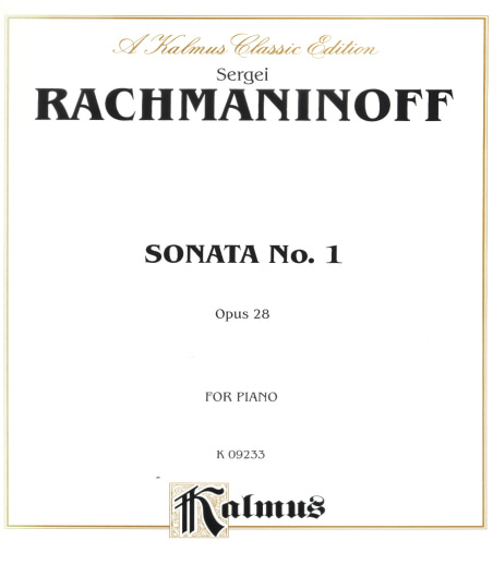 Rachmaninoff(라흐마니노프) Sonata No.1 Op.28 (K 09233)